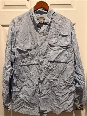 Sport-Tek Light Blue Men's Utility Shirt Jacket